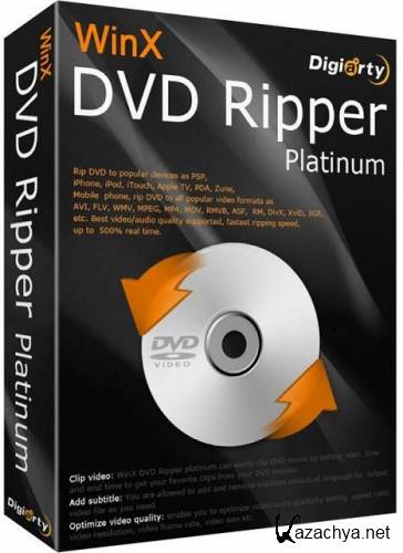 WinX DVD Ripper Platinum 6.9.2 Build 20120917