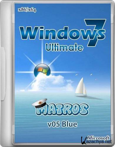 Windows 7 Ultimate x86/x64 Matros v 05 Blue (RUS/2012)