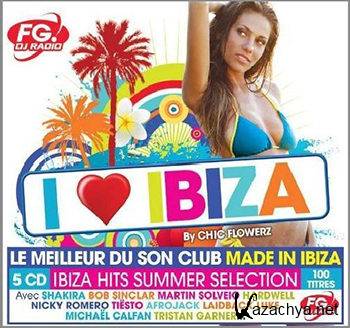 I Love Ibiza (By Chic Flowerz) [5CD] (2012)