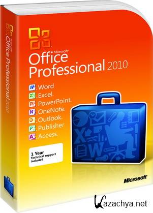 Microsoft Office 2010 14.0.6123.5001 [2010, ENG + RUS]