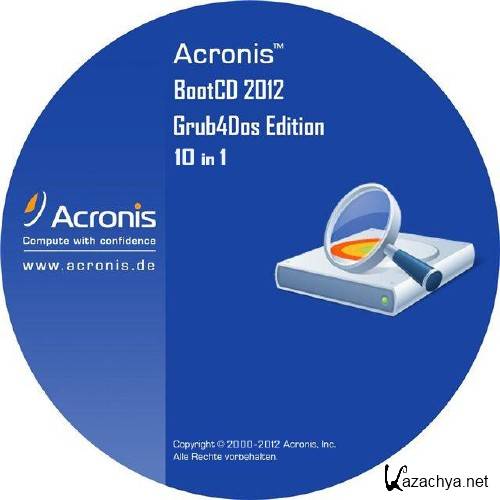 Acronis BootCD 2012 Grub4Dos Edition v.3 (10/3/2012) 10 in 1