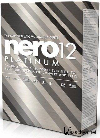 Nero 12 Platinum 12.0.02000 + ContentPack (Multi/Rus)