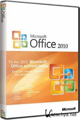 Microsoft Office 2010 (Professional Plus + Visio + Project) 14.0.4763.1000 x86 [2012, ENG + RUS]