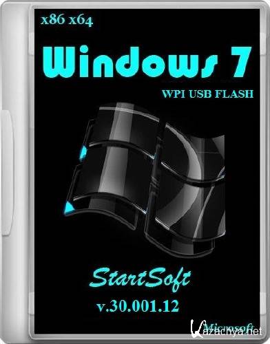 Windows 7 SP1 WPI USB FLASH v.30.001.12 By StartSoft (x86/x64/RUS/2012)