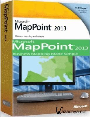 MICROSOFT MAPPOINT 2013 EUROPE v.19.00.21.1000 Retail (2012, Eng)