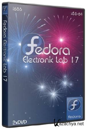 Fedora Electronic Lab 17 i686 + x86-64 (2xDVD/2012)