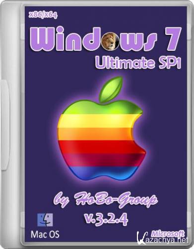Windows 7 Ultimate SP1 by HoBo-Group v 3.2.4 (x86/x64/RUS/2012)