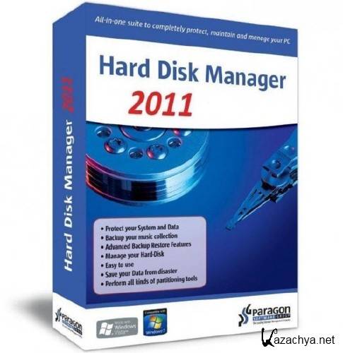 Paragon Hard Disk Manager 12 Professional 10.1.19.15839 Advanced Recovery CD based on WinPe (2012)