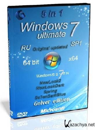 Windows 7 Ultimate x64 Ru 5 in 1 by GOLVER 10.2012 (2012/RUS)