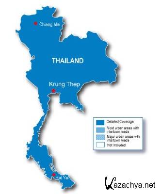 Map Thailand StreetMap 2012.30 NT [Dual TH/EN] + JCV + 3D   [2012]