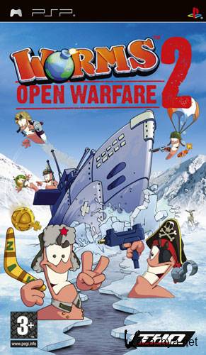 Worms: Open Warfare 2 (PSP/2007/Rus)