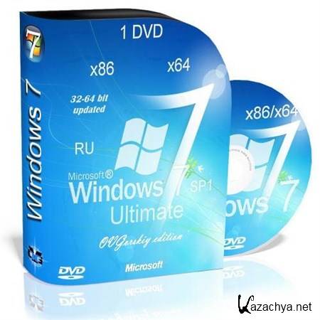 Windows 7 Ultimate Ru  nBook IE10 by OVGorskiy 11.2012 1 DVD (x86/x64)