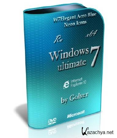 Windows 7 Ultimate x64 Ru AeroBlue by Golver (11.2012/RUS)