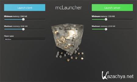 Minecraft mcLauncher 0.2.0.1 (CLient 1.4.5 / Server 1.4.4) (2012/ENG/RePack)