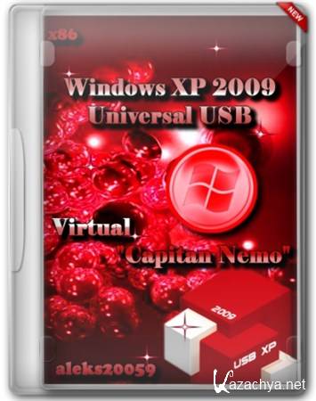 Windows XP 2009 Universal USB Virtual "Capitan Nemo"  aleks20059 (2012/RUS/ENG)