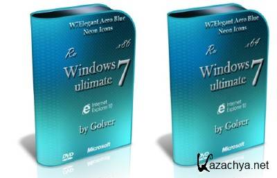 Windows 7 Ultimate Ru AeroBlue by Golver 11.2012 [] (2DVD: x86+x64)