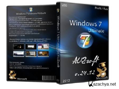 Windows 7 Ultimate x86 AUZsoft v.24.12 (2012/Multi/Rus)