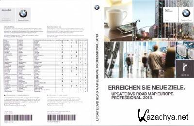 BMW Update DVD Road MAP Europe Professional 2013 [NAVTEQ Maps: Central Europe, Western & Eastern] (2012)