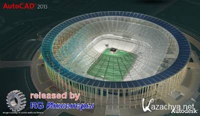 [Portable] AutoCAD 2013 SP1.1 G.114.0.0 for Windows 8 x86 [2012, 2img: Eng+RUS]