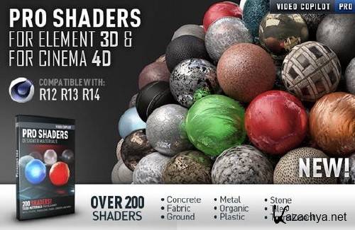 Video Copilot - Pro Shaders for Cinema 4D 1.0 x86/x64 (ENG)