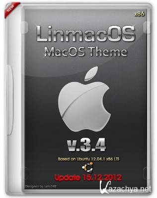 LinmacOS v.3.4 (MacOS Theme) [x86] (1xDVD) update 15.12.2012