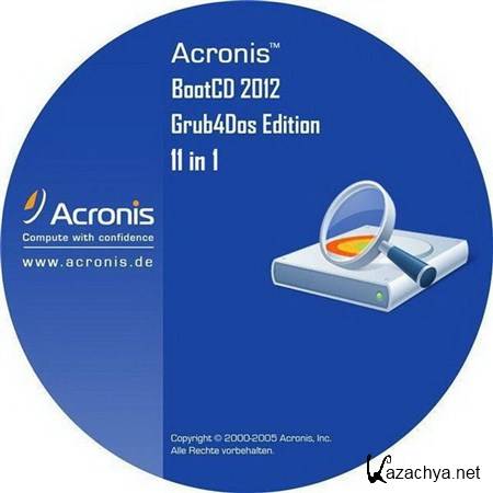 Acronis BootCD Collection 2012 Grub4Dos Edition 11 in 1 v.6 (12.2012)