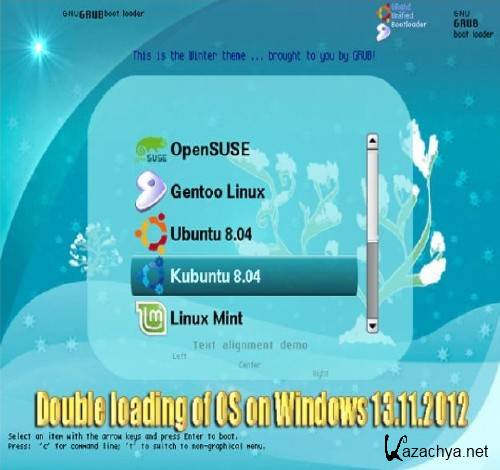 Double loading of OS on Windows 13.11.2012
