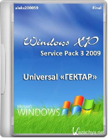 Windows XP SP3 2009 Universal "'  aleks200059 Final (x86/RUS)