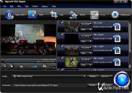 Bigasoft DVD Ripper 3.1.11.4743 (ML/RUS) 2012