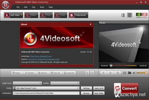 4Videosoft MKV Video Converter v5.0.28 (2012) Multilanguage
