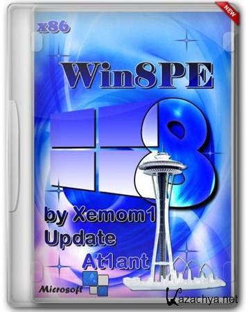 Win8PE (x86) by Xemom1 Update At1ant (RUS/ENG)