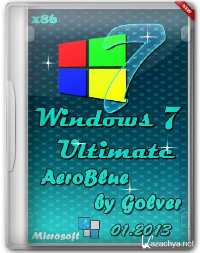 Windows 7 Ultimate x86 AeroBlue by Golver 01.2013 RUS