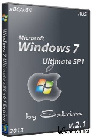 Windows 7 Ultimate SP1 x86/x64 Extrim v2.1 (RUS/2013)