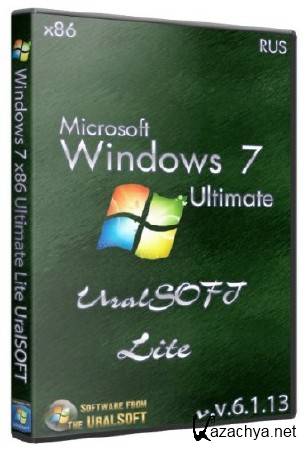 Windows 7 x86 Ultimate SP1 Lite UralSOFT v.6.1.13 (RUS/2013)