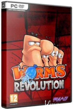 Worms Revolution + DLC's (2012/RUS/PC/Win All)