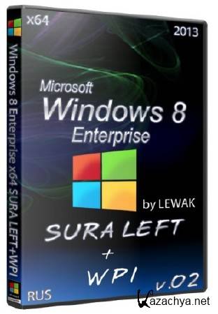 Windows 8 Enterprise x64 SURA LEFT+WPI v.0.2 (2013/RUS)