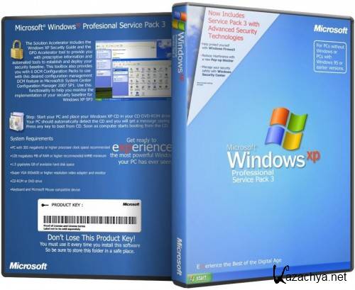 Microsoft Windows XP Professional SP3 VL (Russiann)  