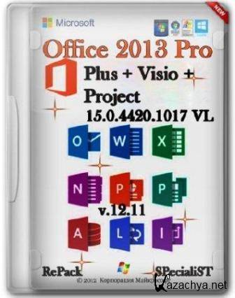 Microsoft Office 2013 Pro Plus v.15.0.4420.1017 VL (2013/RUS/MULTI/PC/RePack SPecialiST/Win All)