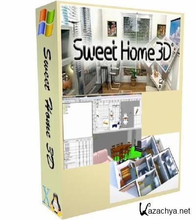 Sweet Home 3D 3.7 ML+ Rus Portable 