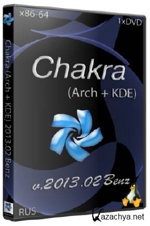 Chakra (Arch + KDE) 2013.02 Benz (x86-64/1xDVD/2013)
