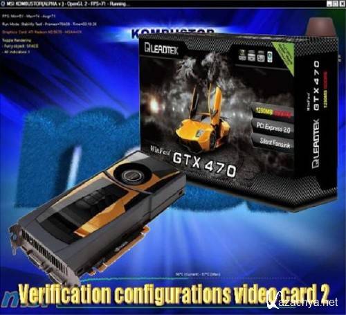 Verification configurations video card 2