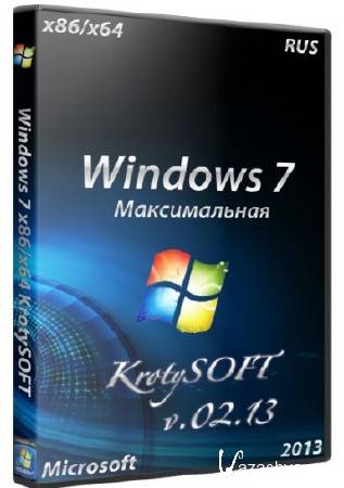 Windows 7 x64/x86 KrotySOFT v.02.13 (RUS/2013)