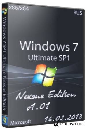 Windows 7 SP1 Ultimate Nexsus Edition x86/x64  v1.01 (16.02.2013/RUS)