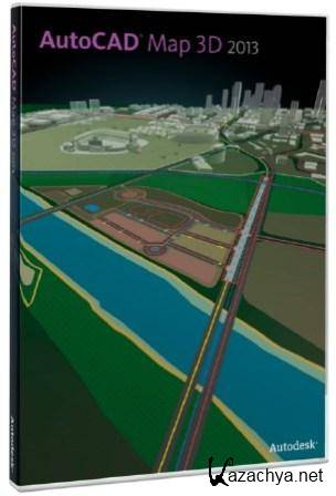 AutoCAD Map 3D 2013 G.114.0.0 SP1 Portable 32bit+64bit (2012/RUS/PC/Win All)