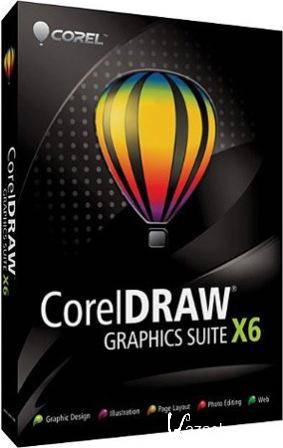 CorelDRAW Graphics Suite X6 v.16.1.0.843 x32/x64 (2012/RUS/PC/Win All)