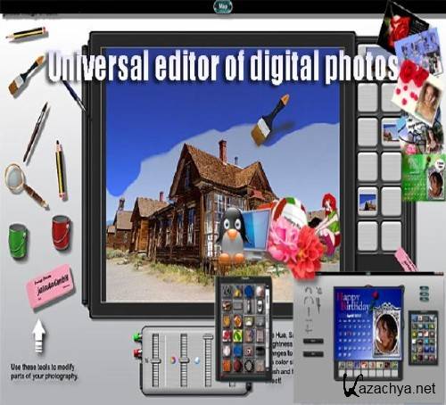 Universal editor of digital photos