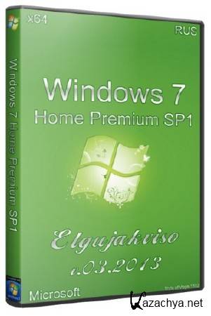 Windows 7 Home Premium SP1 x64 Elgujakviso Edition (03.2013/RUS)