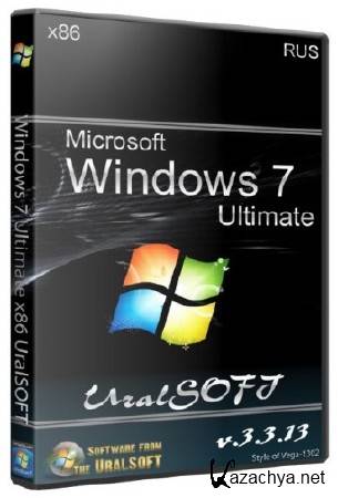 Windows 7 x86 Ultimate UralSOFT v.3.3.13 (RUS/2013)
