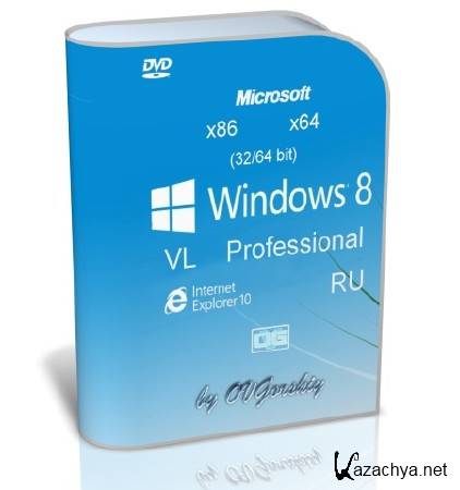 Windows 8 x86/x64 Professional VL OVGorskiy 03.2013 (2DVD/ENG)