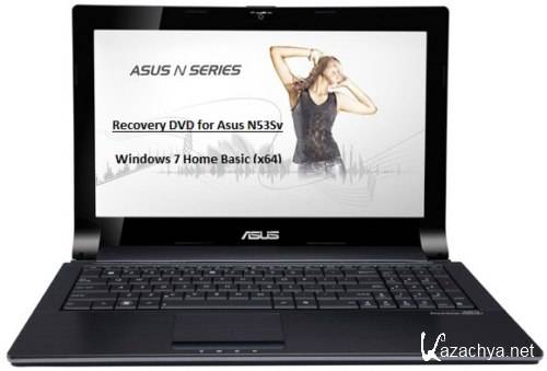 Recovery DVD for Asus N53Sv/ Windows 7 Home Basic (64) SP1 6.1 Rus